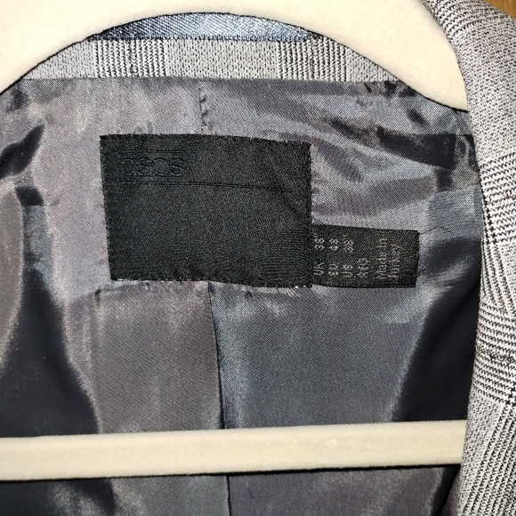 Mens Gray Plaid Balloon Pantsuit High Waisted - Picture 6 of 10